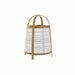 Настолна лампа DKD Home Decor Бял Естествен Бамбук 40 W 220