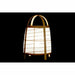 Настолна лампа DKD Home Decor Бял Естествен Бамбук 40 W 220