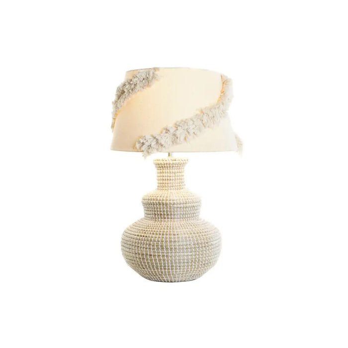 Настолна лампа DKD Home Decor Бял Кафяв 50 W 220 V 42 x 42