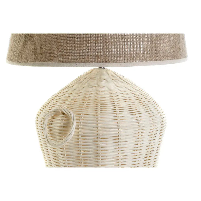 Настолна лампа DKD Home Decor Бял Кафяв 50 W 220 V 42 x 42