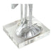 Настолна лампа DKD Home Decor Черен Сребрист Смола 60 W 220