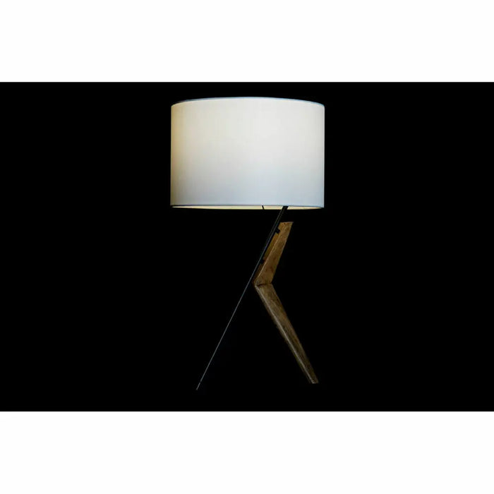 Настолна лампа DKD Home Decor Черен Метал Кафяв Бял Tamm