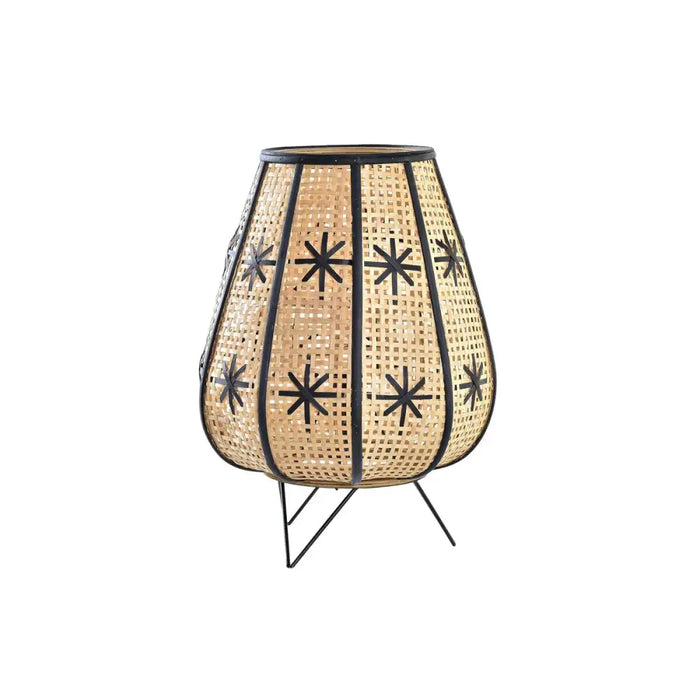 Настолна лампа DKD Home Decor Черен Метал Кафяв 220 V 50 W