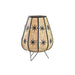 Настолна лампа DKD Home Decor Черен Метал Кафяв 220 V 50 W