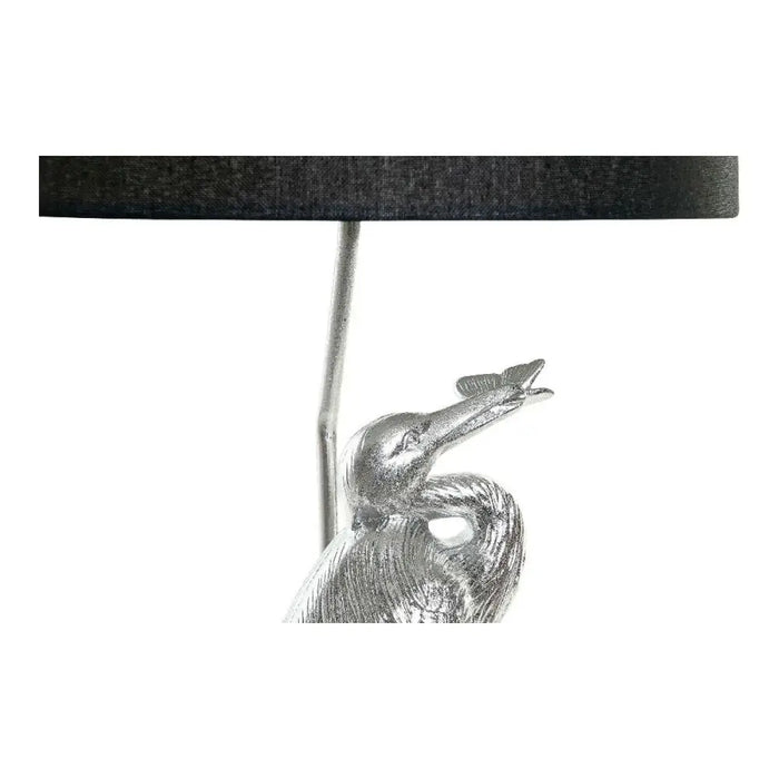 Настолна лампа DKD Home Decor Черен Сребрист Смола 60 W 220