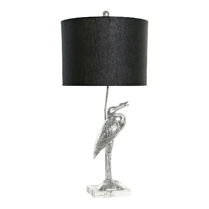 Настолна лампа DKD Home Decor Черен Сребрист Смола 60 W 220