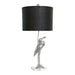 Настолна лампа DKD Home Decor Черен Сребрист Смола 60 W 220