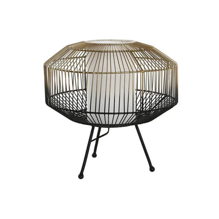 Настолна лампа DKD Home Decor Черен Златен Желязо 50 W 220