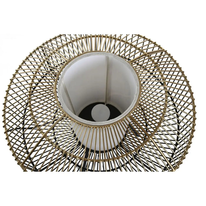 Настолна лампа DKD Home Decor Черен Златен Желязо 50 W 220