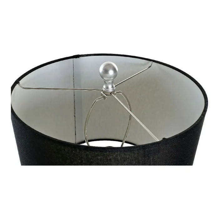 Настолна лампа DKD Home Decor Черен Сребрист Смола 60 W 220