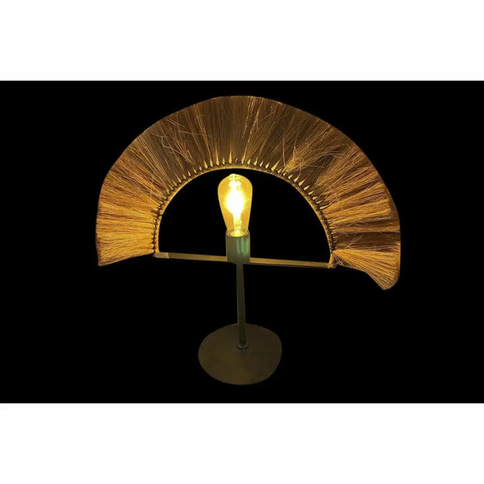 Настолна лампа DKD Home Decor Естествен Черен Желязо Юта