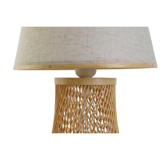 Настолна лампа DKD Home Decor Кафяв Естествен Бамбук 50 W