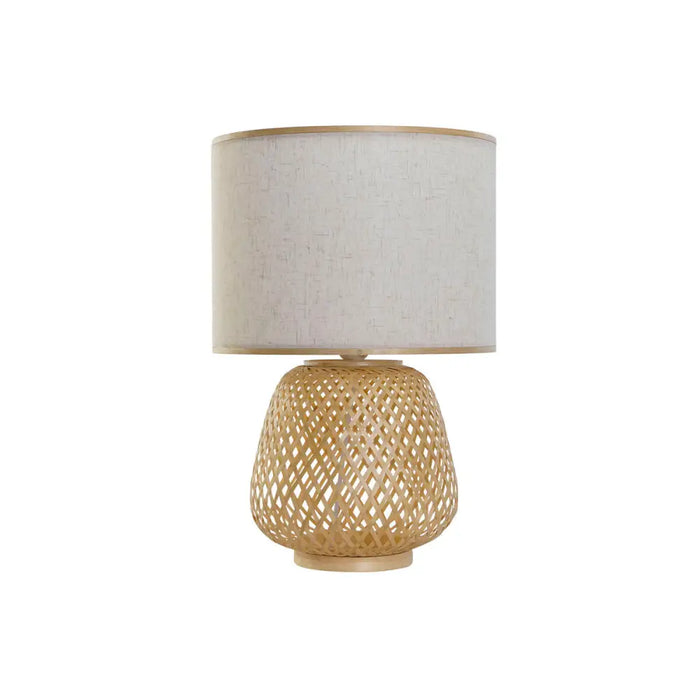 Настолна лампа DKD Home Decor Кафяв Естествен Бамбук 50 W