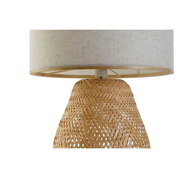 Настолна лампа DKD Home Decor Кафяв Естествен Бамбук 50 W
