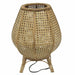 Настолна лампа DKD Home Decor Кафяв Pатан 50 W (29 x 29 x