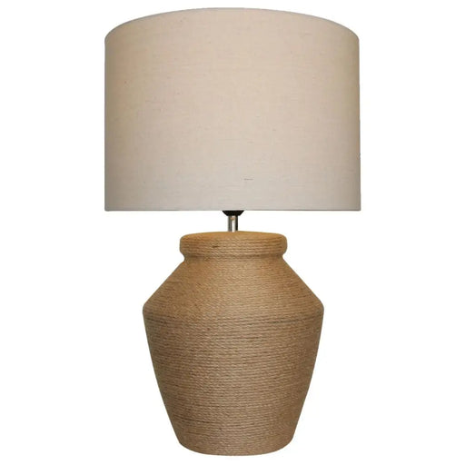 Настолна лампа DKD Home Decor Кафяв Бежов Въже Dolomite 25