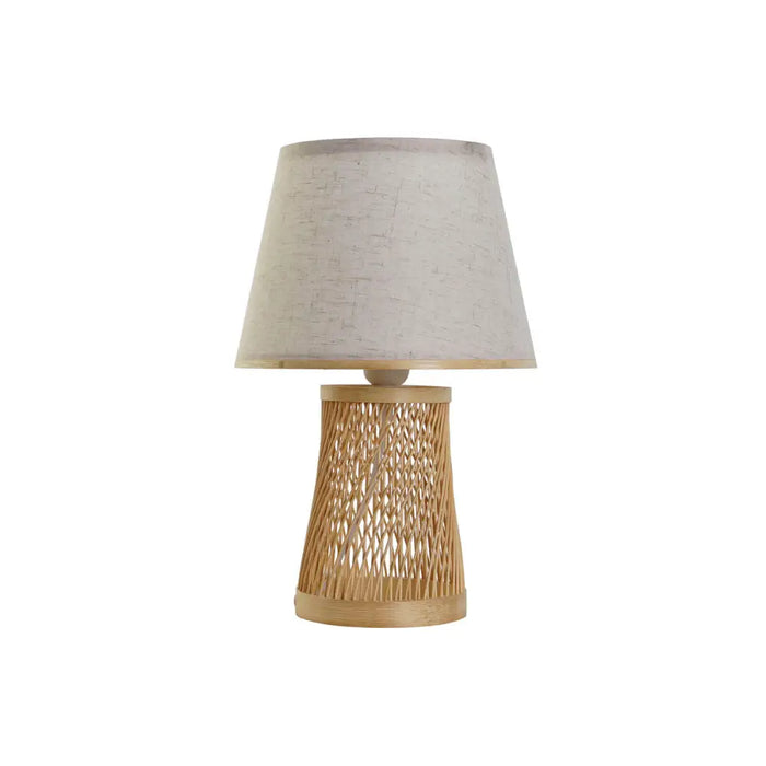 Настолна лампа DKD Home Decor Кафяв Естествен Бамбук 50 W