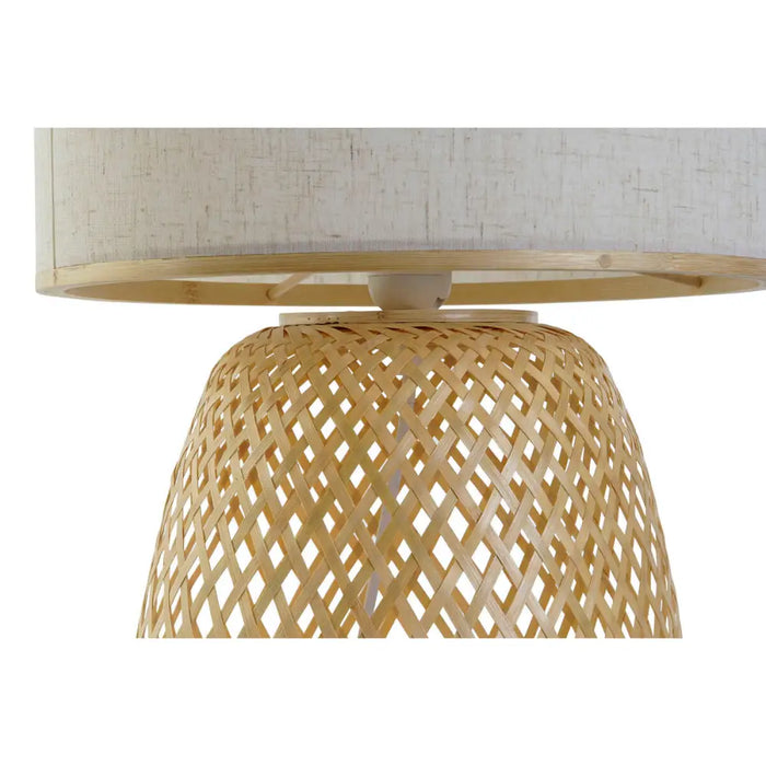 Настолна лампа DKD Home Decor Кафяв Естествен Бамбук 50 W