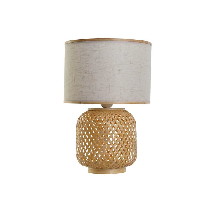 Настолна лампа DKD Home Decor Кафяв Естествен Бамбук 50 W