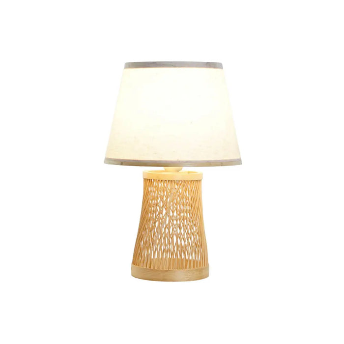 Настолна лампа DKD Home Decor Кафяв Естествен Бамбук 50 W
