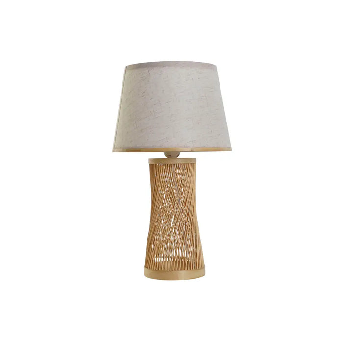 Настолна лампа DKD Home Decor Кафяв Естествен Бамбук 50 W