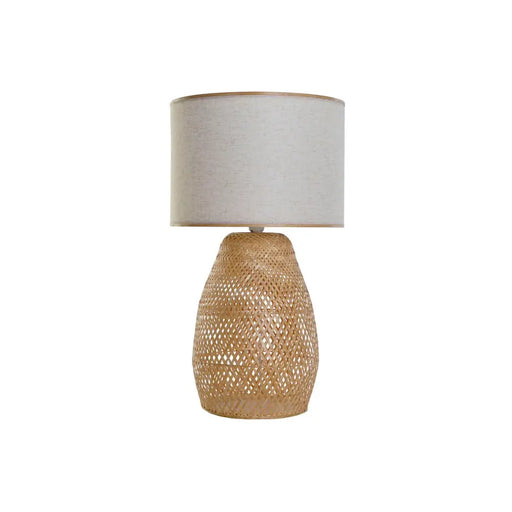 Настолна лампа DKD Home Decor Кафяв Естествен Бамбук 50 W