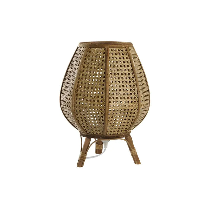 Настолна лампа DKD Home Decor Кафяв Pатан 50 W (29 x 29 x