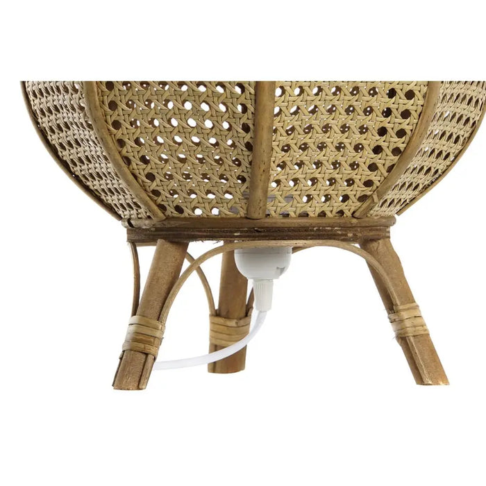 Настолна лампа DKD Home Decor Кафяв Pатан 50 W (29 x 29 x