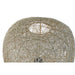 Настолна лампа DKD Home Decor Метал Бял 220 V 50 W 33 x 33