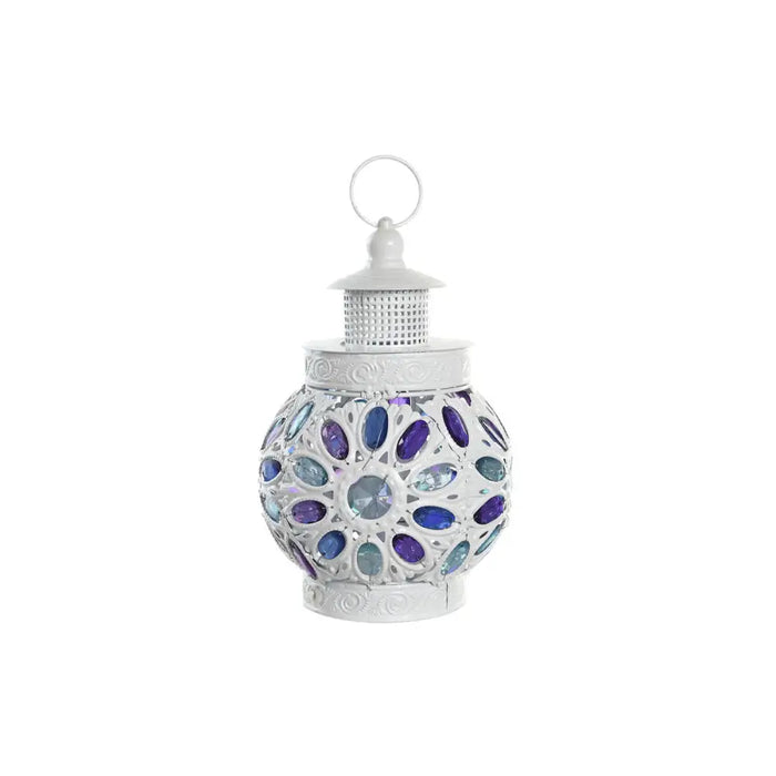 Настолна лампа DKD Home Decor Метал Бял Многоцветен 220 V