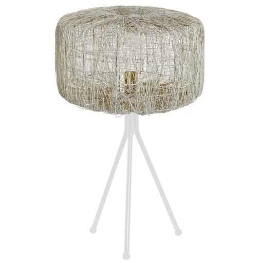 Настолна лампа DKD Home Decor Метал Бял 220 V 50 W 33 x 33