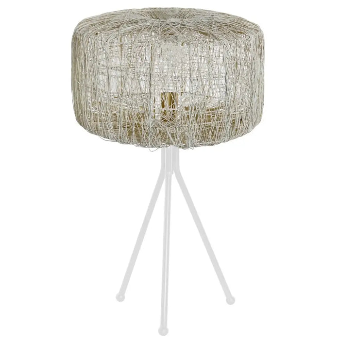 Настолна лампа DKD Home Decor Метал Бял 220 V 50 W 33 x 33