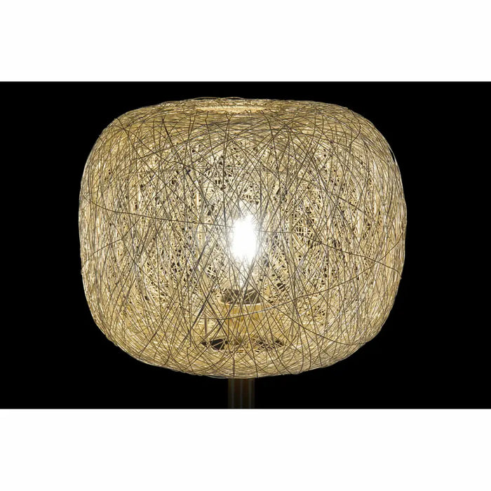 Настолна лампа DKD Home Decor Метал Бял 220 V 50 W 33 x 33