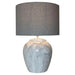 Настолна лампа DKD Home Decor Пластно Керамика Сив Бял (38