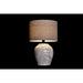 Настолна лампа DKD Home Decor Пластно Керамика Сив Бял (38