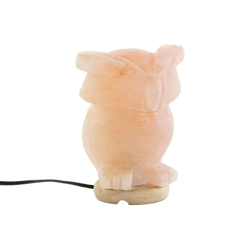 Настолна лампа DKD Home Decor Розов Сол Aкациево дърво 15 W