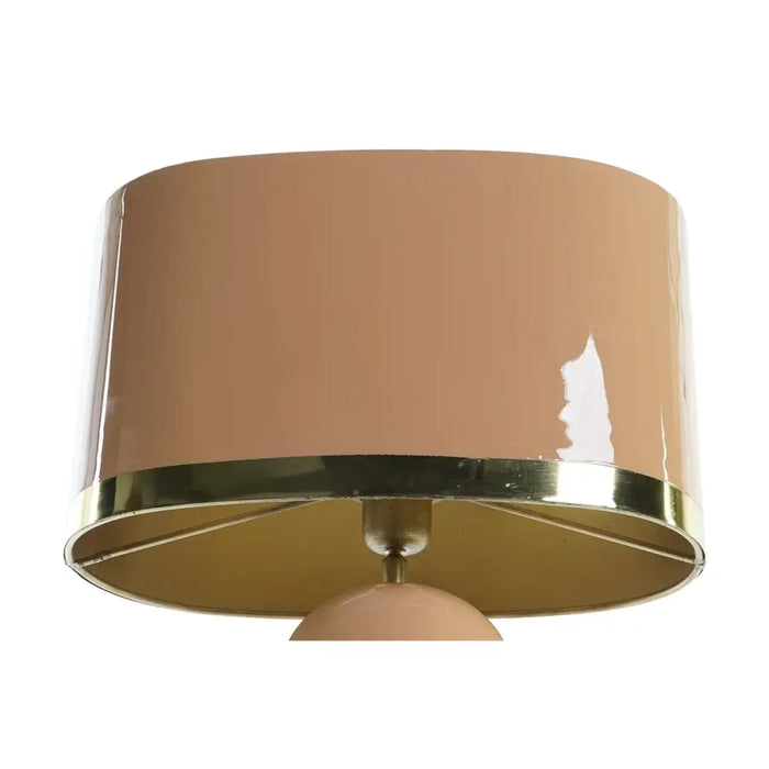 Настолна лампа DKD Home Decor Розов Златен Метал Желязо 50
