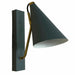 Настолна лампа DKD Home Decor Син Метал Златен (12 x 25 x