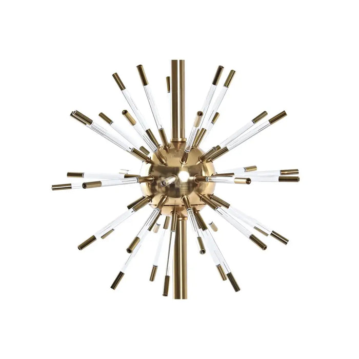 Настолна лампа DKD Home Decor Златен Метал Бял 41 x 41 x 80