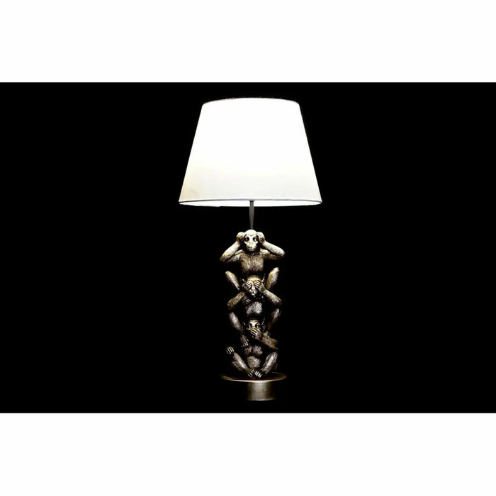 Настолна лампа DKD Home Decor Златен Бял Колониален 220 V