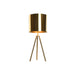 Настолна лампа DKD Home Decor Златен Метал 25 x 25 x 56 cm