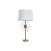 Настолна лампа DKD Home Decor Златен Метал Бял 41 x 41 x 80