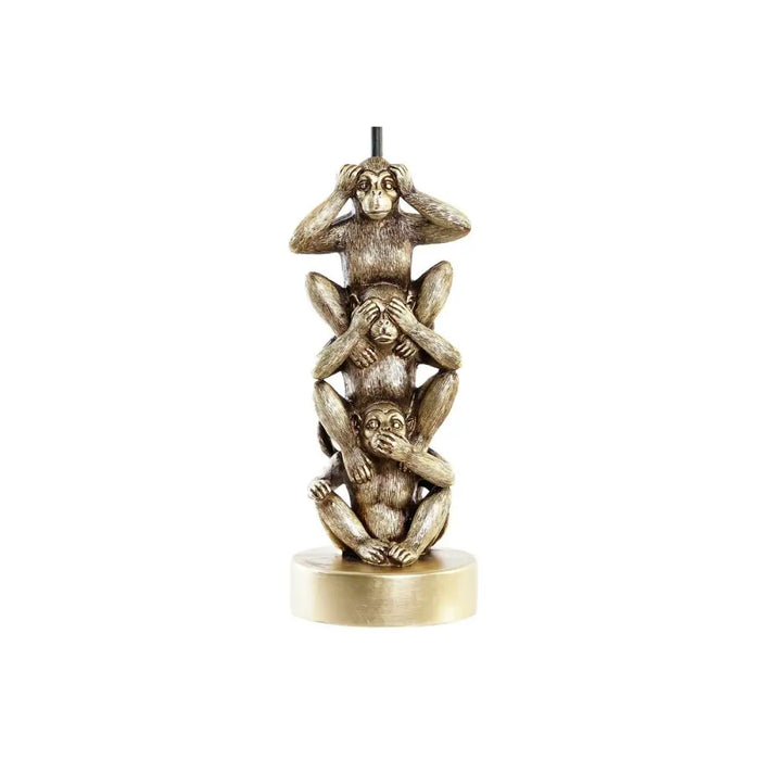 Настолна лампа DKD Home Decor Златен Бял Колониален 220 V