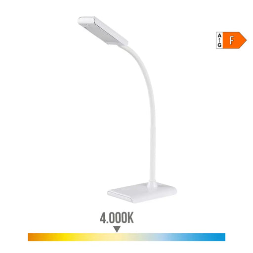 Настолна лампа EDM 30116 Бял полипропилен 7 W 400 lm 9 x 13