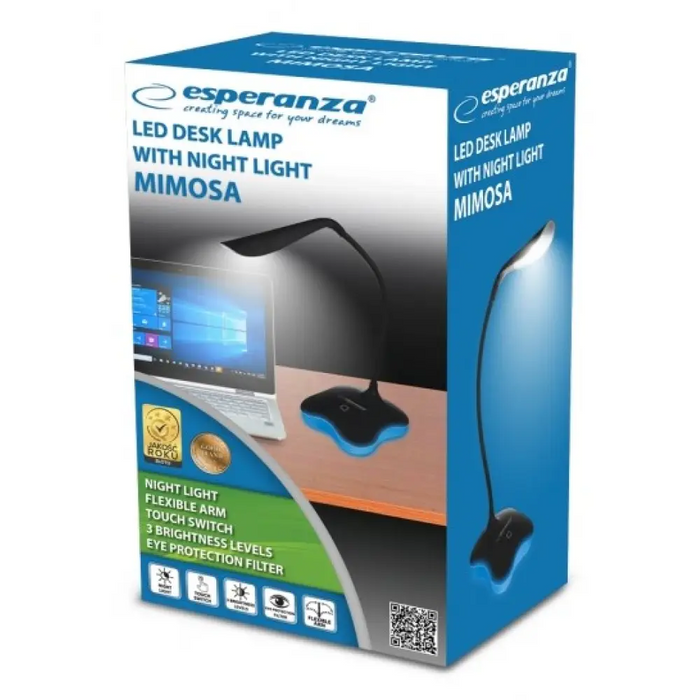 Настолна лампа Esperanza ELD105K 3 W LED Черна