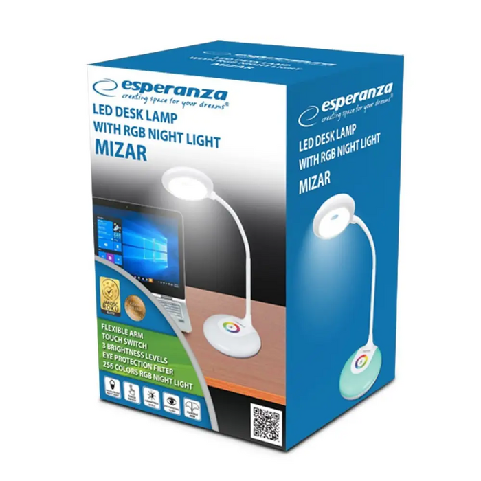 Настолна лампа Esperanza ELD117 3 W LED Бяла