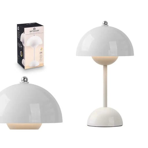 Настолна лампа Gift Decor Бял 1,5 W Гъба (4 броя)