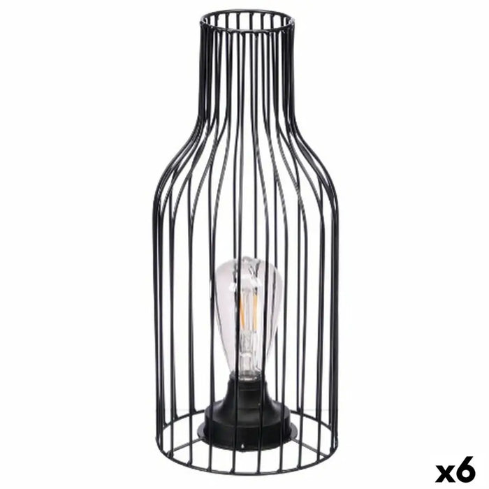 Настолна лампа Gift Decor Черен Бутилка (6 броя)