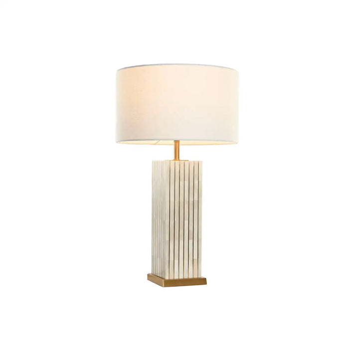 Настолна лампа Home ESPRIT Бежов Златен 50 W 220 V