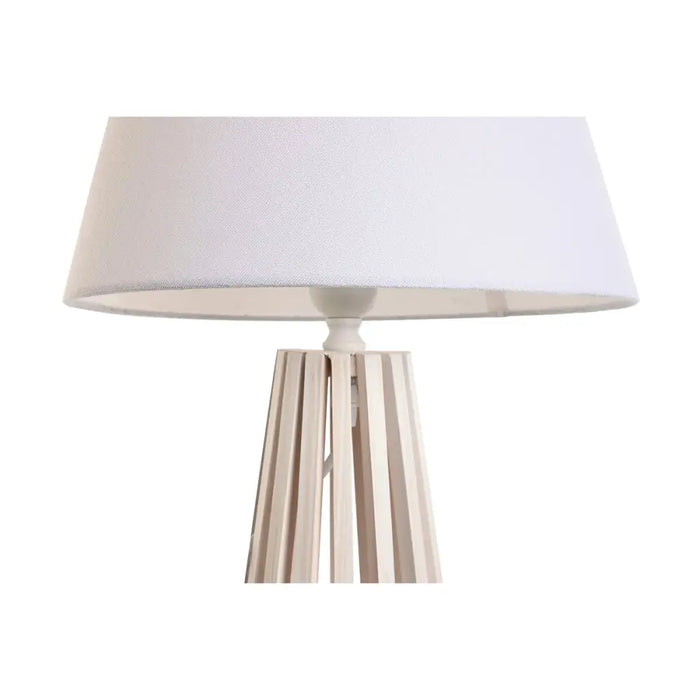 Настолна лампа Home ESPRIT Бял Дървен 50 W 220 V 30 x 30 x